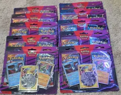 Pokemon x10 TCG Blister 2 Pack Twilight Masquerade & Surging Sparks Sealed - Image 1