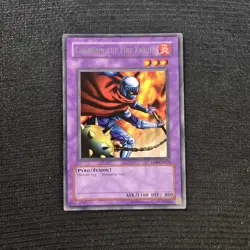 Yu-Gi-Oh! TCG Charubin The Fire Knight Unlimited Rare Card LOB-EN015 - Image 1