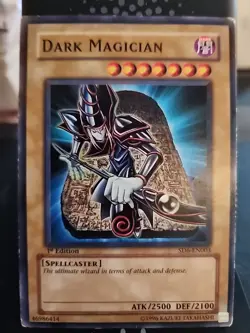 Dark Magician - 1st Edition - Yugioh Dark Monster - Vintage - Image 1