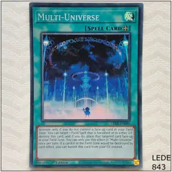 Multi-Universe - LEDE-EN086 - Super Rare 1st Edition Yugioh - Image 1