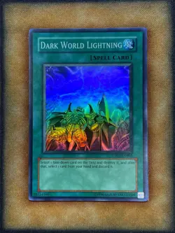 Yugioh Dark World Lightning CP03-EN005 Super Rare NM - Image 1