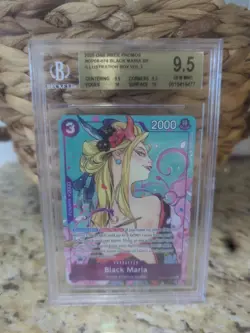 2025 One Piece Promos Op08-074 Black Maria SR Illustration Box Vol. 2 BGS 9.5 - Image 1