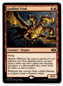 Goldlust Triad 34 Commander: Tarkir: Dragonstorm Normal NM - Image 1