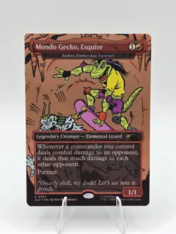 Mondo Gecko, Esquire - Kediss, Emberclaw Familiar Secret Lair Drop Foil NM - Image 1