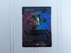 MTG Jeweled Lotus TEXTURED Foil Mythic Commander Masters Clean Free Shipping - Image 1