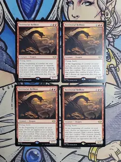 4x Territorial Hellkite - NM/M TDC MTG Magic - Image 1