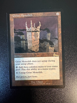 Magic: The Gathering – Grim Monolith – Urza’s Legacy – Near Mint English - Image 1