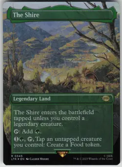 MTG TCG The Shire (Borderless) R The Lord of the Rings 345 - Image 1