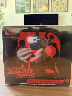 Pokemon TCG; Scarlet & Violet Destined Rivals Elite Trainer Box ETB Sealed - Image 1
