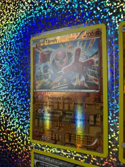 Pokemon TCG Reverse Holo: 51/101 Throh; Evolutions 96/108 Fighting Energy - Image 4