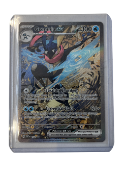 Greninja ex SVP132 Black Star Promo Scarlet & Violet Holo Pokemon Card NM - Image 1