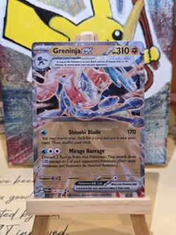 Pokemon Greninja ex Metal 106/167 Double Rare GameStop Box Promo - Image 1