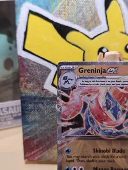 Pokemon Greninja ex Metal 106/167 Double Rare GameStop Box Promo - Image 3