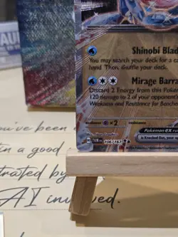 Pokemon Greninja ex Metal 106/167 Double Rare GameStop Box Promo - Image 4