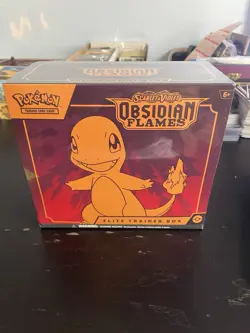 Pokemon Scarlet & Violet Obsidian Flames Elite Trainer Box (ETB) English w/Dents - Image 2