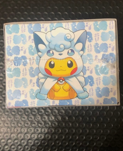 Pokemon Poncho Pikachu Box Alolan Vulpix Ninetales Promo Japanese Pokemon Centre - Image 5