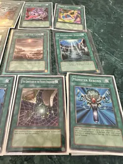 Vintage 1996 Yu-Gi-Oh Yugioh Cards CCG Played Lot Of 18 All Magic Cards - Image 3