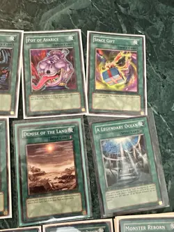 Vintage 1996 Yu-Gi-Oh Yugioh Cards CCG Played Lot Of 18 All Magic Cards - Image 4