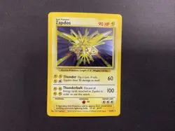 Pokemon TCG Zapdos Base Set 16/102 Holo Unlimited Holo Rare LP - Image 1