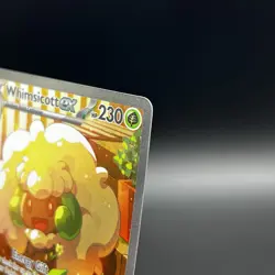 Whimsicott EX 165/086 - Sv11: White Flare Full Art SIR Holo Pokemon TCG Centered - Image 3
