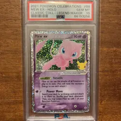 2021 Pokemon Celebrations Classic #88 Mew-EX PSA 10 GEM MINT - Image 1
