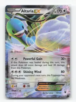 Pokemon TCG - Altaria EX 83/124 Lightly Played Holo EX Rare Fates Collide - Image 1