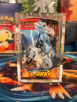 Pokemon TCG: Surging Sparks Factory Sealed Booster Box w/ Acrylic case NEW - Image 4