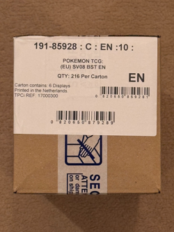 Pokemon TCG SV08 Surging Sparks Booster Box Sealed Case (x6 Booster Boxes) - Image 2
