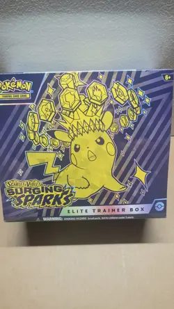 Pokemon TCG Surging Sparks Elite Trainer Box New Sealed 2024 9 Booster Packs - Image 4