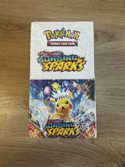 Surging Sparks Half Booster Box 18 Packs - Pokemon TCG Sealed - Image 1