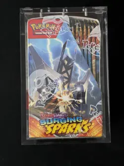 Pokemon TCG: Surging Sparks Booster Box - 36 Packs New Sealed with Acrylic Case - Image 4