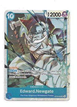 Edward.Newgate OP13-042 - One Piece TCG - SR English Mint Secure Shipping - Image 1