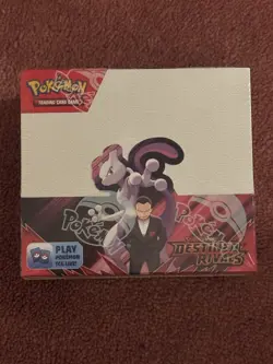 Pokemon TCG Destined Rivals Booster Box 36 Packs - Sealed with Acrylic Case - Image 2