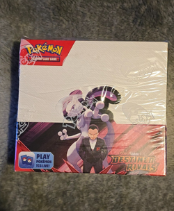 Pokemon TCG Destined Rivals Booster Box, 36 packs, sealed (SMALL TEAR IN SEAL) - Image 1