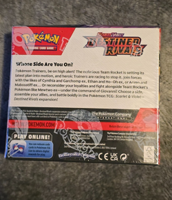Pokemon TCG Destined Rivals Booster Box, 36 packs, sealed (SMALL TEAR IN SEAL) - Image 3