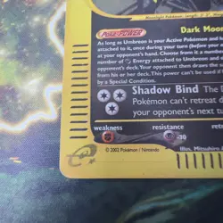 Pokemon Card | Umbreon 2003 Aquapolis Holo Rare H29/H32 WOTC E-Reader Series MP - Image 5