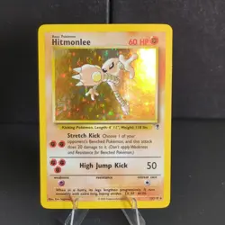 Pokemon TCG Hitmonlee 13/110 Legendary Collection Holo Rare 2002 Vintage Card - Image 1