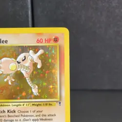 Pokemon TCG Hitmonlee 13/110 Legendary Collection Holo Rare 2002 Vintage Card - Image 3