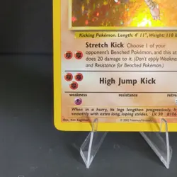 Pokemon TCG Hitmonlee 13/110 Legendary Collection Holo Rare 2002 Vintage Card - Image 4