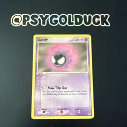 Gastly 63/112 Pokemon Firered & Leafgreen Regular Pokemon Card A34 - Image 1