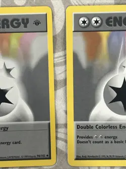 Pokemon Card - Double Colorless Energy Base Set 96/102 1st Edition 1 Card Only - Image 3