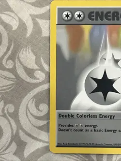 Pokemon Card - Double Colorless Energy Base Set 96/102 1st Edition 1 Card Only - Image 4