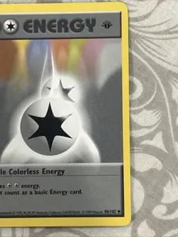 Pokemon Card - Double Colorless Energy Base Set 96/102 1st Edition 1 Card Only - Image 5