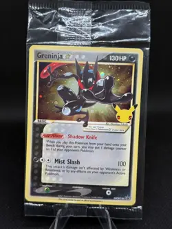 SEALED Greninja Gold Star SWSH144 Sword & Shield Promo Card Holo NM Condition 2 - Image 1