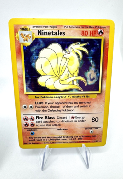 Ninetales Base Set Lot of 3 Vintage Pokemon Cards - Image 5