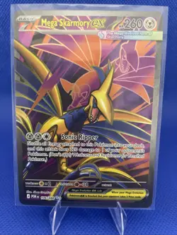 Mega Skarmory ex Ultra Rare Full Art 106/088 Pokemon Perfect Order Card NM - Image 1
