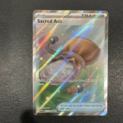 Sacred Ash 115/088 - Perfect Order Ultra Rare Pokemon Trainer Card NM - Image 1