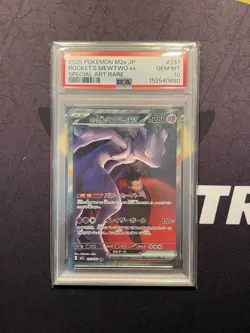 PSA 10 Team Rocket's Mewtwo ex SAR 237/193 MEGA Dream M2a Japanese Pokemon Card - Image 1
