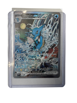 Pokemon Kingdra ex SVP131 Black Star Promo Scarlet & Violet Holo Card NM - Image 1