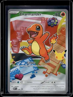 Pokemon Mega Evolution Promo Card Charmander 038 - Image 1